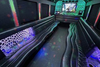 Burbank Limo Bus Interior