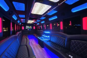 Burbank Limousine Bus Interior