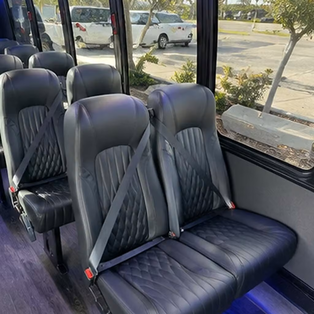 25 passenger minibus inside