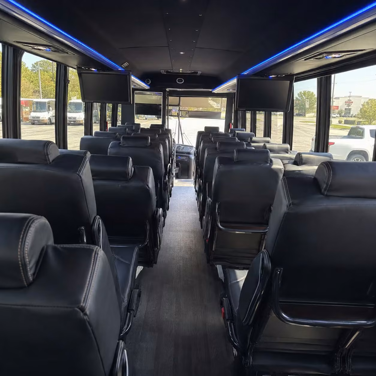 35 passenger minibus interior