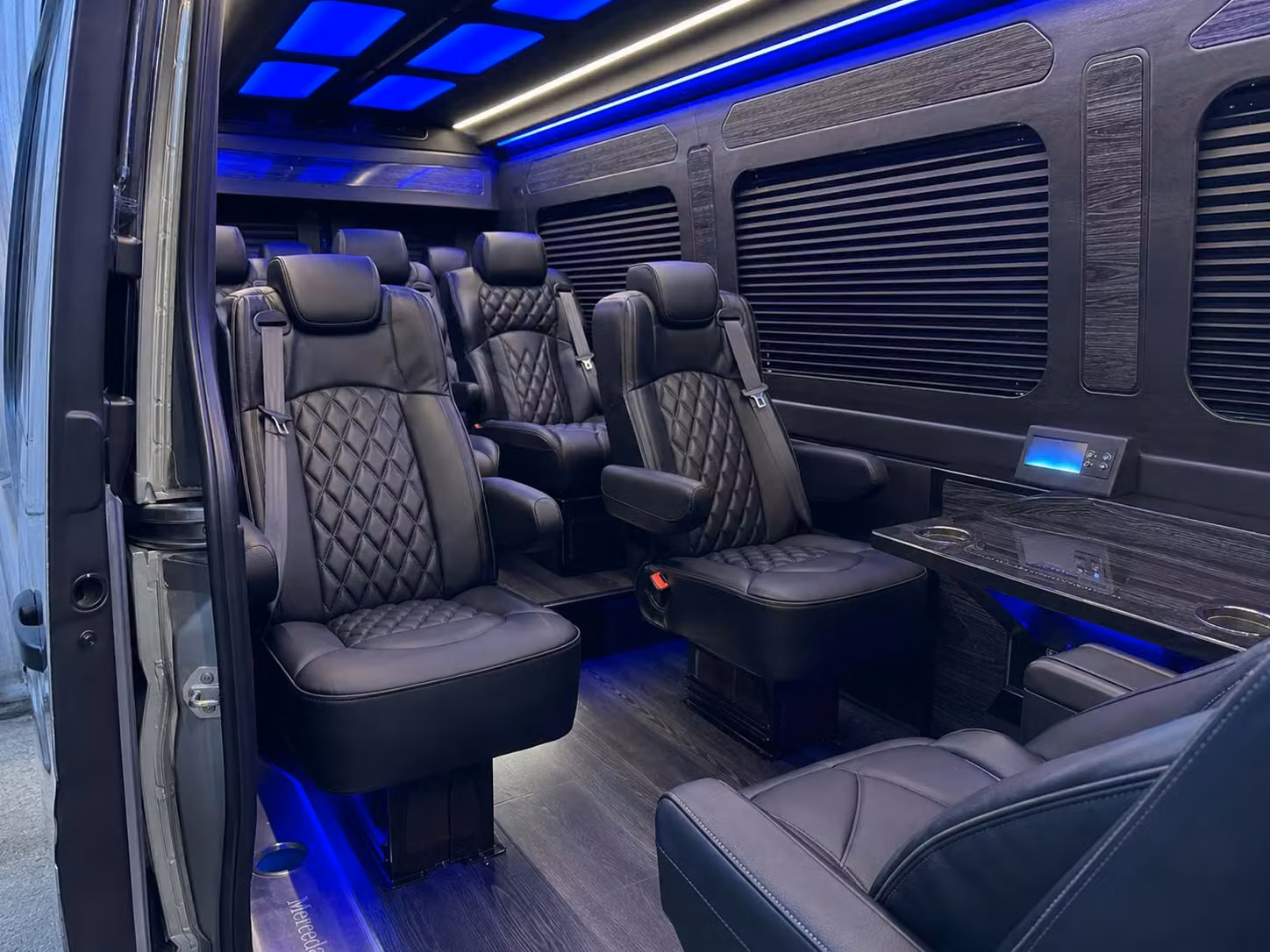 sprinter van transportation for groups and events across burbank