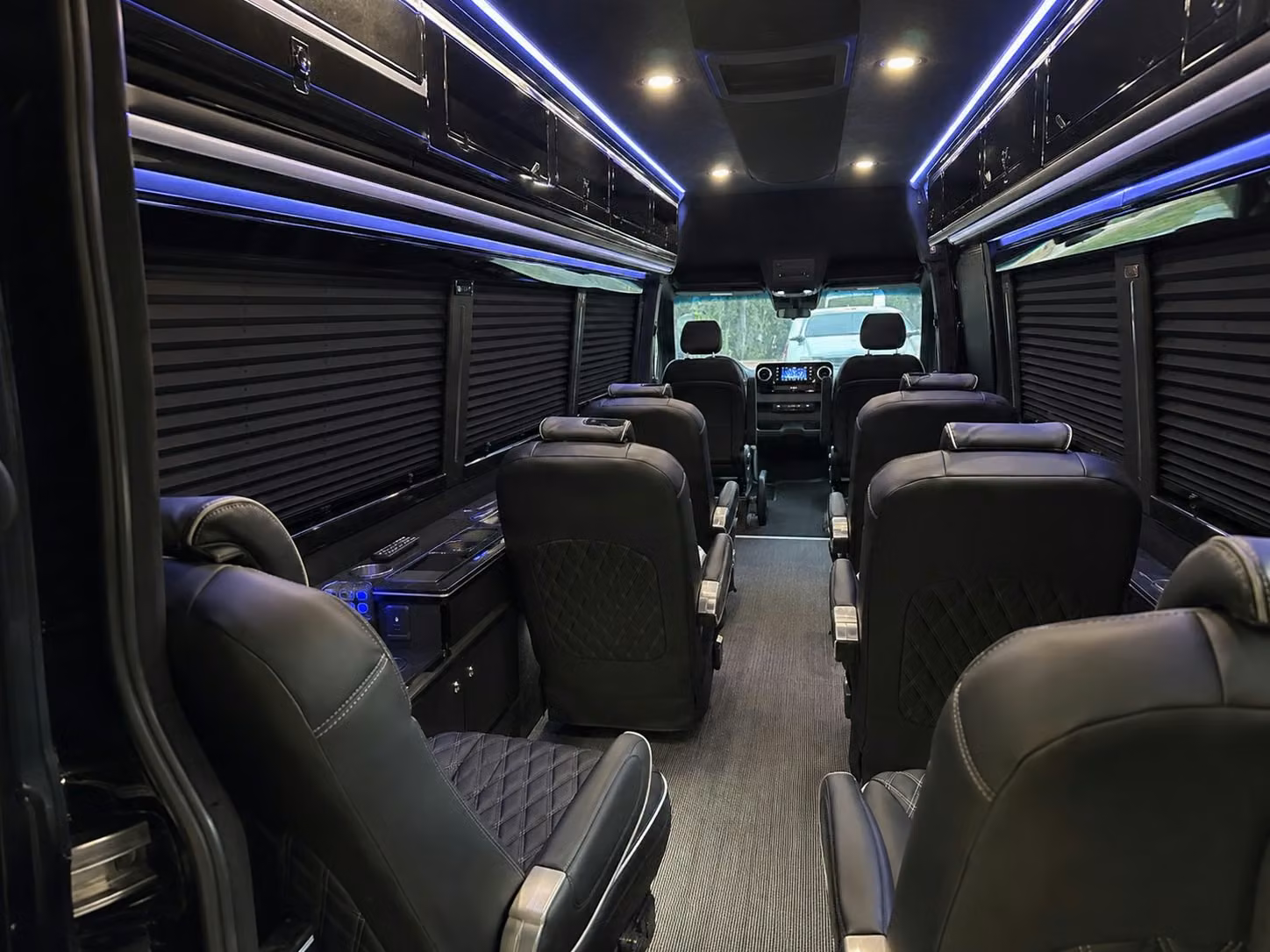 sprinter van with driver interior